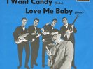 BRIAN POOLE & THE TREMELOES * I Want Candy * Beat Single blaues Bild Cover