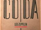 Led Zeppelin ?CODA Vinyl Record LP 1982 Original Swan Song Embossed