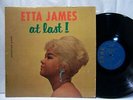 ETTA JAMES At Last  Original 1961 Turquois ARGO Label 1st Press DG R&B Soul VG