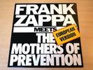 EX/EX   Frank Zappa/Meets The Mothers Of Prevention : European Version/1986 LP