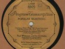 c 33 RPM Paul Whiteman RCA Victor Program Transcription L-16002 in EE-