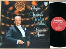 CLAUDIO ARRAU piano solo - Waltzes CHOPIN 1stPress PHILIPS STEREO MINT