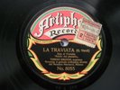 RARE 10 ¾ “ ARTIPHON RECORD (PHONODISC MONDIAL) TERESA BRUSSA / ELVIRA TETRAZZIN