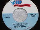 Tommy Sears SOUL FUNK GOSPEL Salvation Train NEAR MINT GAR 45 RPM