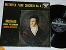 BACKHAUS - Beethoven Piano Concerto No. 4 - DECCA stereo orig UK LP SXL 2010