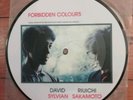 DAVID SYLVIAN & RIUICHI SAKAMOTO,  FORBIDDEN COLOURS-RARE PICTURE DISC, VSY 601