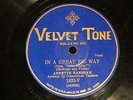 JAZZ ANNETTE HANSHAW In A Great Big Way VELVETONE 1832 V++/V+