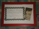 gene vincent autographe (dédicace) signed page cut from a magazine
