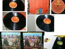 TWO BEATLES SGT PEPPER LP'S VENEZUELA PARLOPHONE ORANGE LBL MONO-APPLE