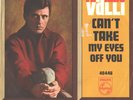 FRANKIE VALLI--PICTURE SLEEVE + 45-(CAN'T TAKE MY EYES OFF OF YOU)--PS--PIC--SLV
