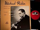 ANGEL 35305 LP Michael Rabin, Bach Violin Sonata No 3, Ysaye Violin Sonatas 4, 3