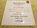 BEETHOVEN SYMPHONY NO.2  D MAJOR HMV ASD 287 STEREO 1st PRESS Sir Thomas Beecham