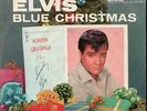 ELVIS PRESLEY BLUE CHRISTMAS/WOODEN HEART USED 45RPM  W/PIC SLEEVE