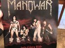 MANOWAR into glory ride LP megaforce  VG+