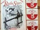 RADIO STARS UK 1978 RARE ORIG BOOKLET/PROGRAMME +PROMO STICKERS PUNK CHISWICK