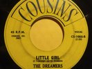 THE DREAMERS Little Girl b/w Because Of You DOO WOP 45 Cousins 1005 vocal group