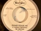 THE BEATTLES PLEASE PLEASE ME b/w ASK ME WHY VEE-JAY PROMO ”BEATLES” MISSPELLED