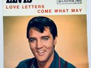 ELVIS PRESLEY- FRENCH BLUE VINYL EP WITH DIE CUT REAR SLEEVE.