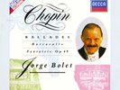 BOLET Piano CHOPIN Ballades Barcarolle Fantasie JUGOTON/Decca DIGITAL