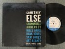 Cannonball Adderley Somethin’ Else Blue Note P Ear RVG BLP 1595 Mono