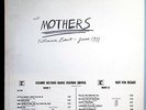 FRANK ZAPPA FILLMORE EAST/JUNE 1971 RARE ORIG WHITE LABEL PROMO LP w/TIME STRIP
