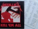 K51	Metallica	Kill 'Em all	MFN 7	UK 1st press LP + OIS music for nations
