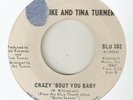 IKE & TINA TURNER Crazy Bout You Baby Hunter BLUE THUMB NORTHERN SOUL RNB USA 45