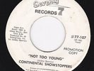 Northern Soul Continental Showstoppers Not To Young Seventy 7 Demo Original
