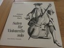 REINE FLACHOT JS BACH SUITEN 1-4 VIOLINCELLO RARE DUTCH INTERCORD INT 192.514