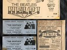 Beatles, ticket stub for movie, Help & two tickets for closed circuit DC show