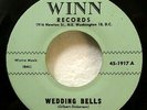 the SENATORS 45 Wedding Bells / I Shouldn't Care WINN Repro doowop MINT-  c3763