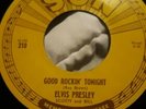 Elvis Presley Good Rockin' Tonight  Sun Records 45