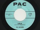 '61 D.C. R&B/DooWop CHESSMEN Lola/I Believe PAC 100 M- HEAR BOTH