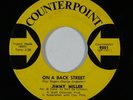 Northern Soul 45 JIMMY MILLER On A Back Street/Break My Heart on Counterpoint