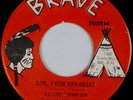 HAYDON THOMPSON: Girl from Arkansas US Brave Arksansas Rockabilly 45 HEAR