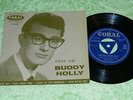 BUDDY HOLLY & THE CRICKETS : Rave on EP - Original 1958 UK TRI Coral VG/EX 19N