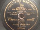 La gardé republicaine 7'' Black G&T 30058x 78 rpm record french paris