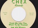 Detroit Early Funk / Popcorn Soul 45 - MAJESTICS - Treat Me Like You Want To Be