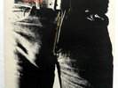 ROLLING STONES Sticky Fingers ANDY WARHOL Cover 1971 LP Classic Rock  #3144
