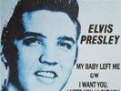ELVIS PRESLEY -My Baby Left Me -REPRO/BOOTLEG 45 rpm PICTURE SLEEVE ONLY