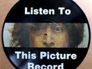 LP JOHN LENNON Listen To This Picture Record B-Side Walls and Bridges Beatles