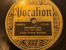 Country 78 Rpm Vocalion #2959 Leake County Revelers Johnson Gal Leather Breeches