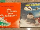 2 lPs GRINCH STOLE CHRISTMAS Zero Mostel & RUDOLPH RED NOSED REINDEER Burl Ives