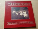 the sisters of mercy - peel session 82:84- 2 x10- die hard-clear vinyl-red cover