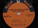 R&B Blues Soul 45 JOHN LEE HOOKER It Serve You Right IMPULSE 4-song EP HEAR