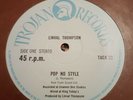 Linval Thompson Pop No Style UK 12