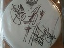 VENOM INC. SIGNED DRUM HEAD, black metal,welcome to hell,venom,tour,tape,lp,cd