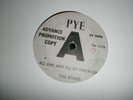 THE KINKS, ALL DAY AND ALL OF THE NIGHT, PYE ADVANCE PROMO 7N 15714