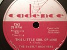 THE EVERLY BROTHERS     Cadence 1342    NM-   