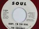 Sweet Soul 45 ORIGINALS Baby, I'm For Real SOUL promo red wax HEAR